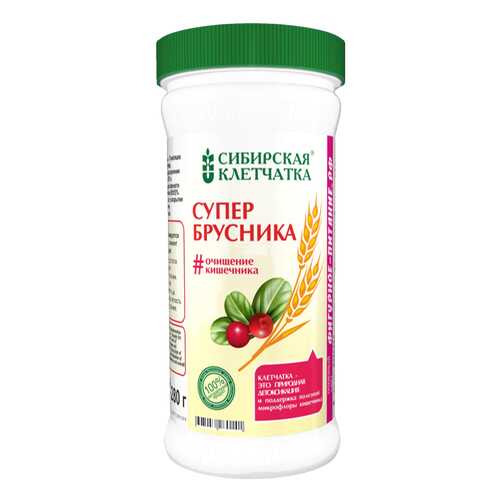 Клетчатка Сибирская супербрусника 280 г в ВкусВилл