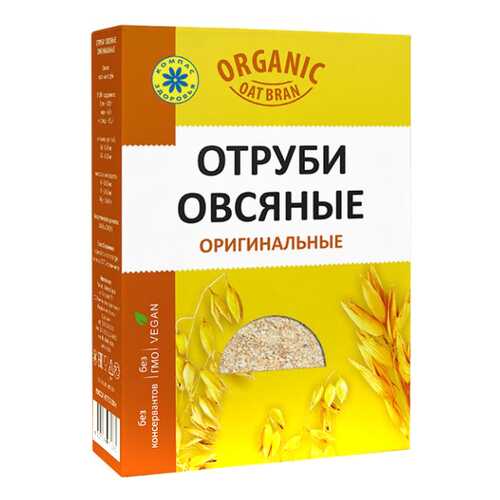 Отруби Компас Здоровья овсяные 200 г в ВкусВилл