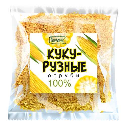 Сибирские отруби Сибирская клетчатка кукурузные натуральные 180 г в ВкусВилл
