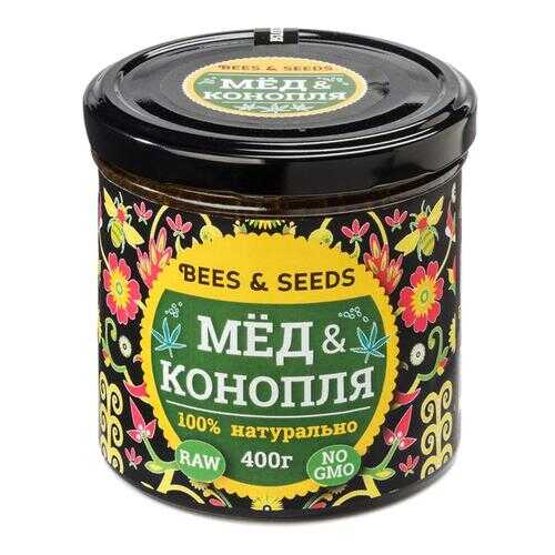 Медовый урбеч Мед и конопля помогает сбросить вес и омолаживает организм 400 г в ВкусВилл