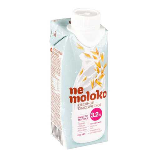 Напиток Ne moloko овсяный классический 3.2% 250 мл в ВкусВилл
