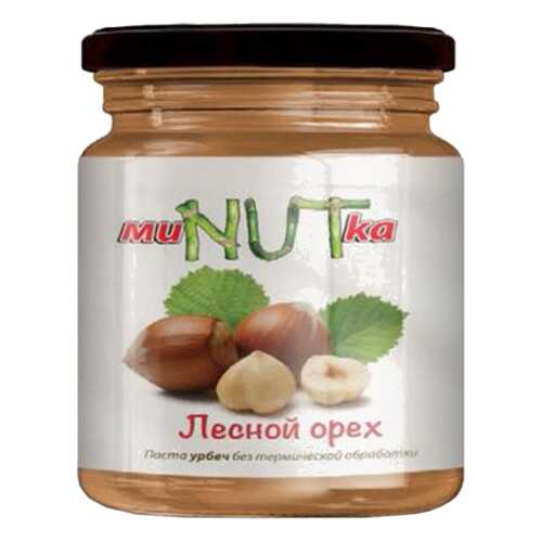 Паста МиNUTка урбеч фундук 200 г в ВкусВилл