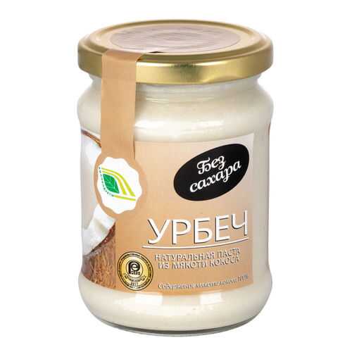 Паста Урбеч Биопродукты из мякоти кокоса 280г в ВкусВилл