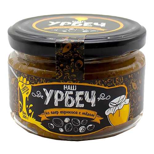 Урбеч Наш Урбеч из косточки абрикоса с медом 200 г в ВкусВилл