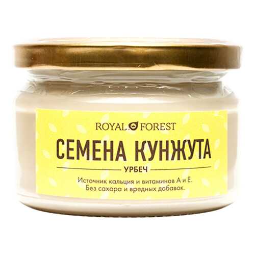 Урбеч Royal Forest из белого кунжута 200 г в ВкусВилл