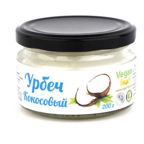 Урбеч Vegan-food из мякоти кокоса 200 г в ВкусВилл