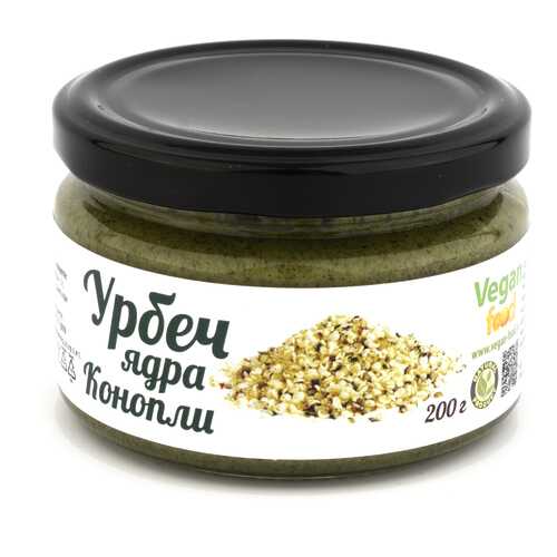 Урбеч Vegan-food из очищенных ядер конопли 200 г в ВкусВилл