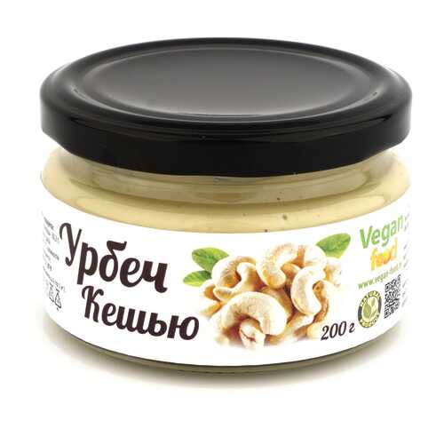 Урбеч Vegan-food из ядер кешью 200 г в ВкусВилл