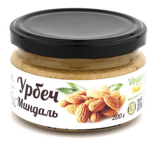 Урбеч Vegan-food из ядер миндаля 200 г в ВкусВилл