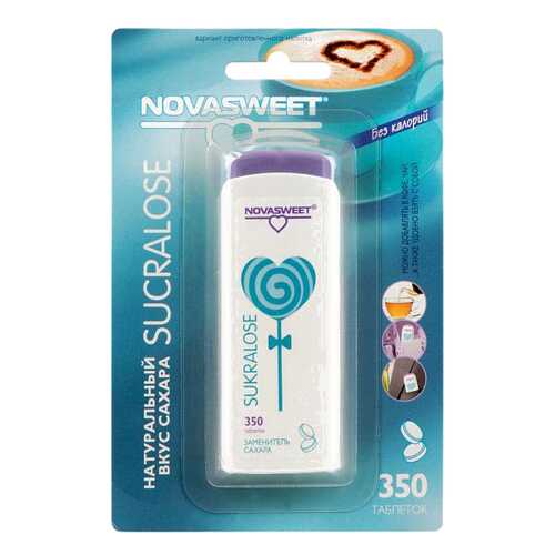 Подсластитель Novasweet sucralose 350 таблеток 150 г в ВкусВилл