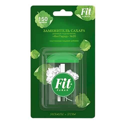 Заменитель сахара Fit Parad на основе сукралозы и стевии №20 в ВкусВилл