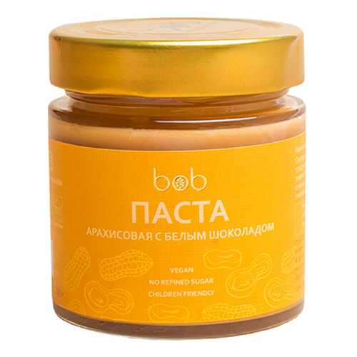 Bob Паста арахисовая с белым шоколадом, 200 г в ВкусВилл