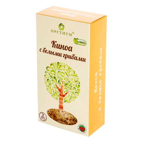 Киноа экологическое Оргтиум с белыми грибами 175 г в ВкусВилл