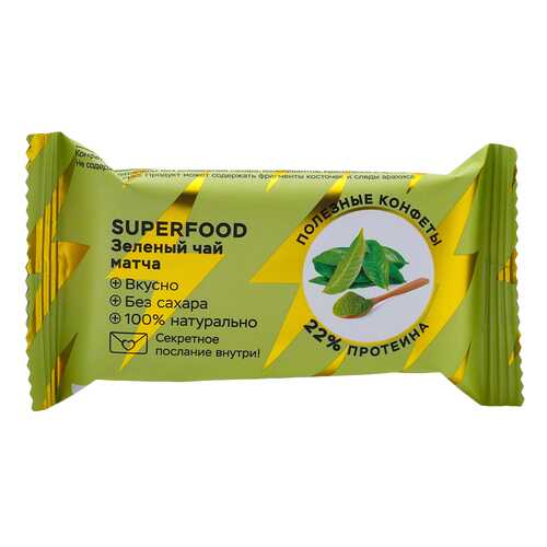 Конфета орехово фруктовая Jump зеленый чай матча в ВкусВилл