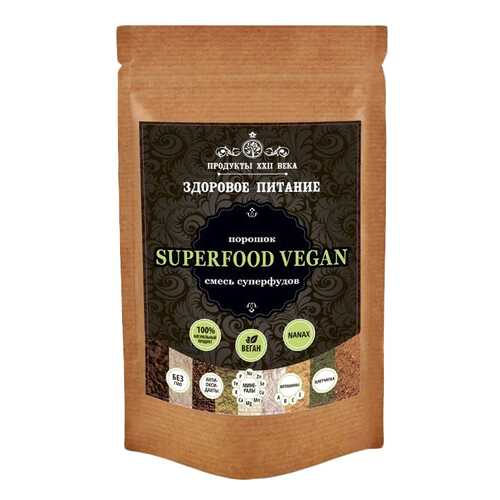 Смесь суперфудов Продукты XXII века Nanax Superfood Vegan порошок 200 г в ВкусВилл