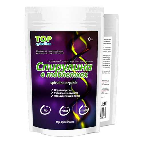 Спирулина Top Spirulina в таблетках в ВкусВилл