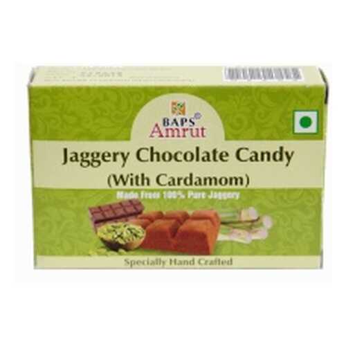 Джаггери с шоколадом и кардамоном (Jaggery Chocolate Candy with Cardamom) 110 г в ВкусВилл