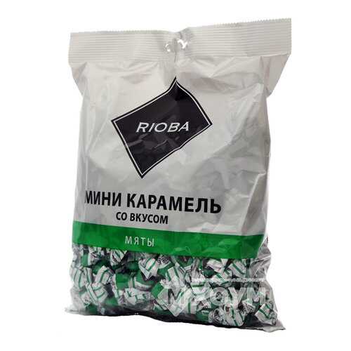Карамель Rioba леденцовая мини со вкусом мяты 500 г в ВкусВилл