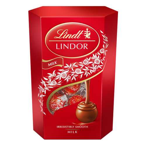 Набор конфет Lindt lindor молочный шоколад 200 г в ВкусВилл