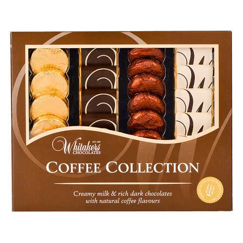Набор шоколадных конфет Whitakers Chocolates кофейная коллекция 200 г в ВкусВилл