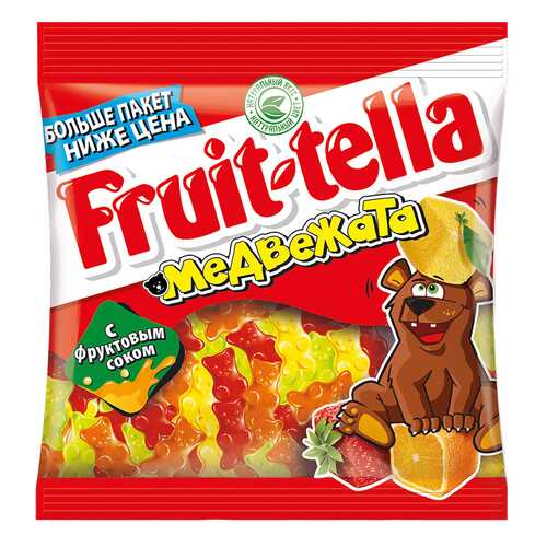 Мармелад Fruit-tella медвежата жевательный с натуральным фруктовым соком 150 г в ВкусВилл