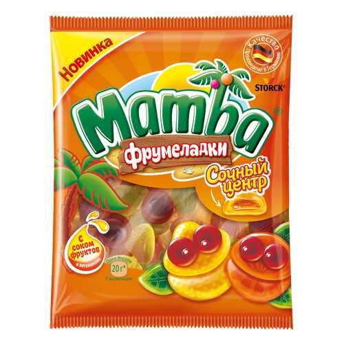 Мармелад Mamba фрумеладки сочный центр 70 г в ВкусВилл
