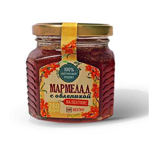 Мармелад с облепихой к завтраку ( Серия Эко) Андреевское подворье в ВкусВилл