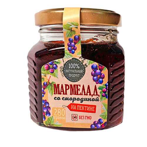 Мармелад со смородиной к завтраку ( Серия Эко) Андреевское подворье в ВкусВилл