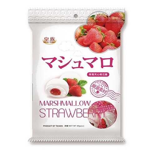 Маршмеллоу Royal Family с клубничной начинкой 80 г в ВкусВилл