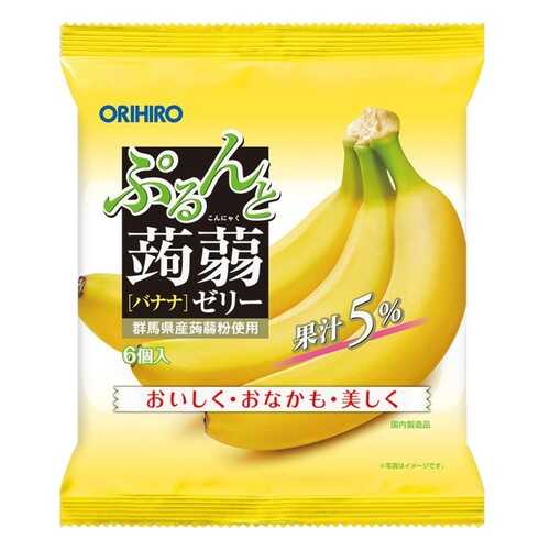 Желе Orihiro конняку банан порционное 120 г в ВкусВилл