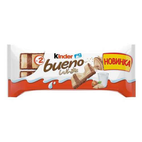 Батончик Kinder киндер буэно в белом шоколаде в ВкусВилл