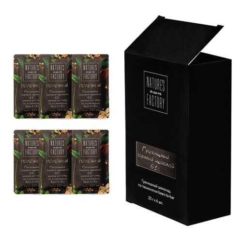 Набор гречишного горького шоколада Natures own Factory 120 г в ВкусВилл