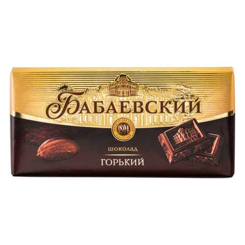 Шоколад Бабаевский горький 100 г в ВкусВилл