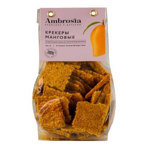 Крекер фруктово-ореховый Ambrosia Кокос-Манго 100г Россия в ВкусВилл