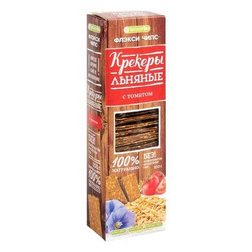 Крекеры льняные Витапром флекси чипс томат 100 г в ВкусВилл