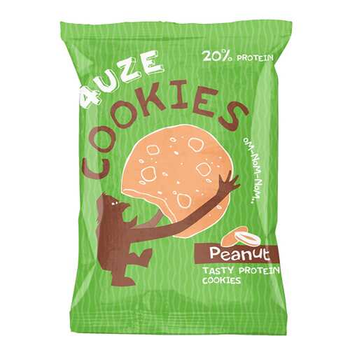 Печенье Fuze cookies вкус арахис 40 г в ВкусВилл