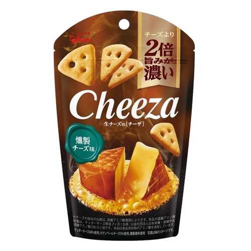 Печенье-снек Glico Cheeza с копченым сыром 40 г в ВкусВилл