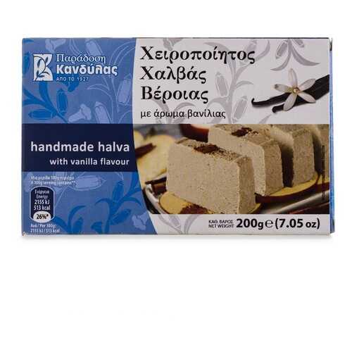 Халва Kandylas кунжутная с ароматом ванили 200г Греция в ВкусВилл