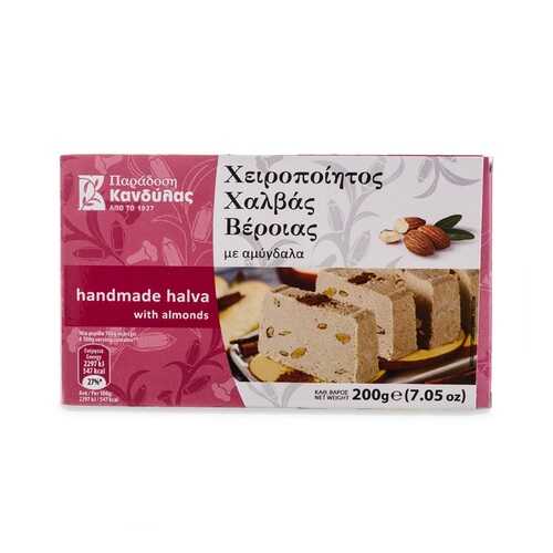 Халва Kandylas кунжутная с миндалем 200г Греция в ВкусВилл