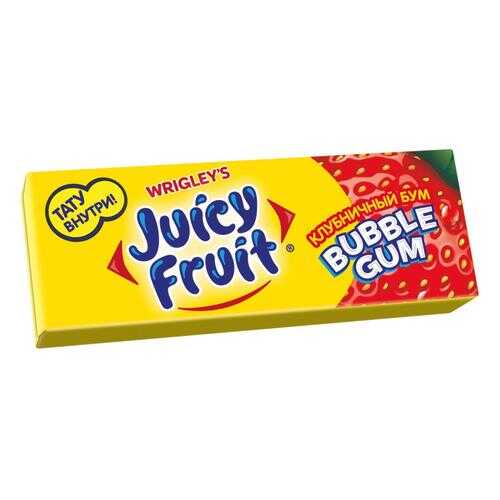 Освежающие конфеты Juicy Fruit клубничный бум 13.8 г 24 штуки в ВкусВилл