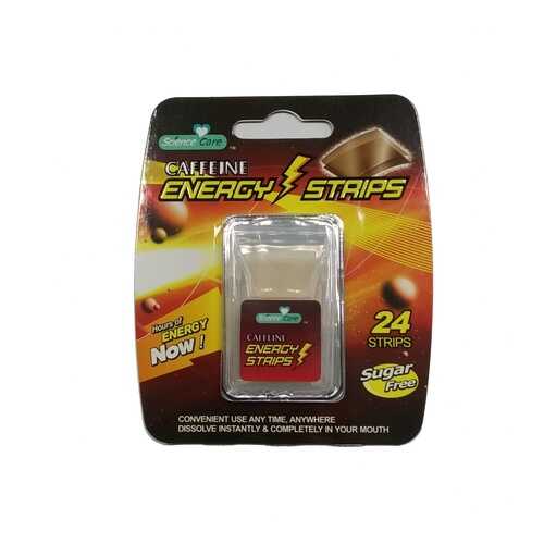 Полоски освежающие дыхание Energy Caffeine 24 пастилки в ВкусВилл