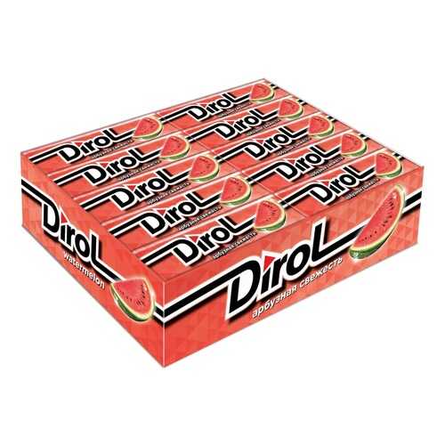 Жевательная резинка Dirol арбузная свежесть 13.6 г 30 штук в ВкусВилл