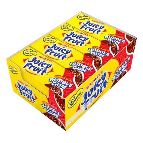 Жевательная резинка Juicy Fruit клевая кола 24 штуки 13.8 г в ВкусВилл