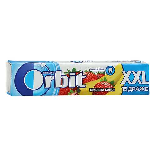 Жевательная резинка Orbit клубника-банан xxl 20.4 г в ВкусВилл