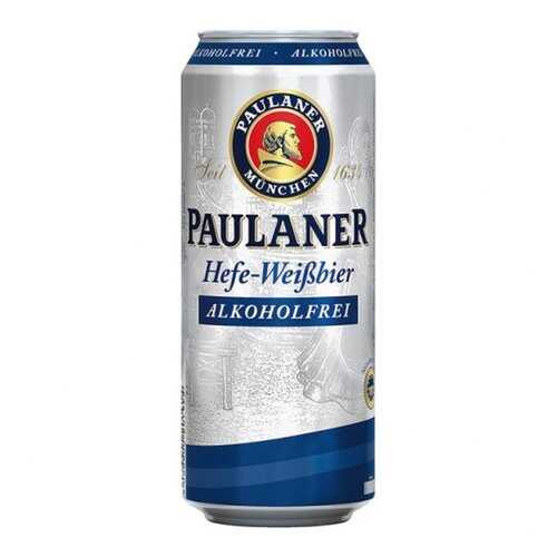 Пиво безалкогольное Paulaner Hefe 0.5 л в банке в ВкусВилл