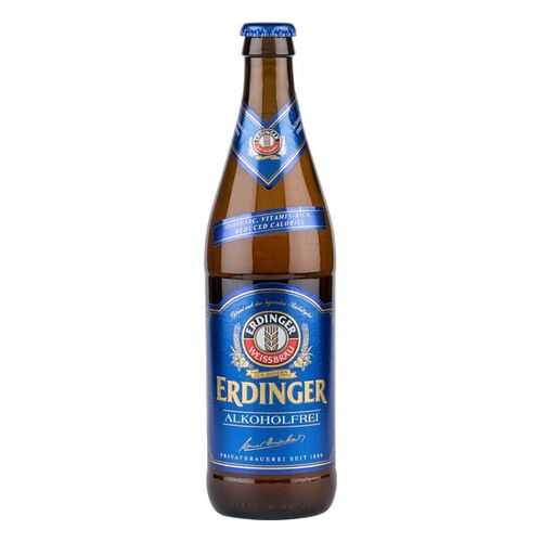 Пиво Erdinger безалкогольное стекло 0.5 л в ВкусВилл