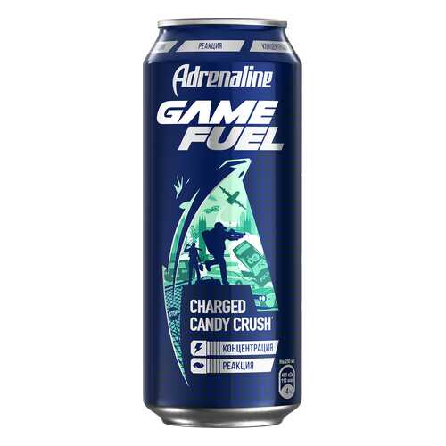 Напиток Adrenaline Game Fuel энергетический 449 мл в ВкусВилл