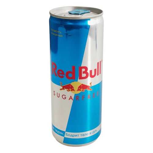 Напиток энергетический Red Bull без сахара жестяная банка 0.25 л в ВкусВилл