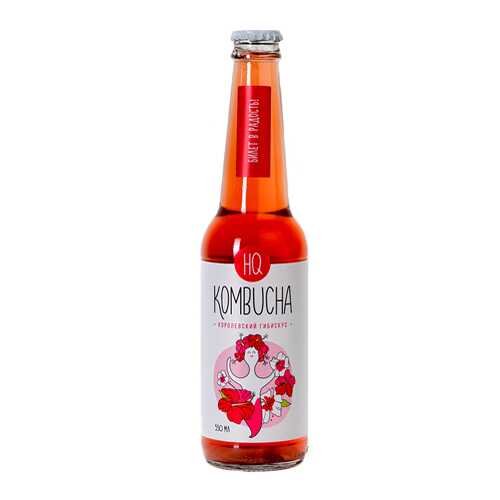Напиток безалкогольный HQ Kombucha королевский гибискус в ВкусВилл