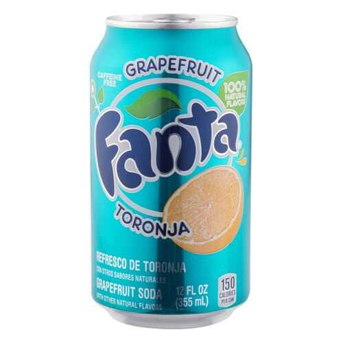 Напиток безалкогольный сильногазированный Fanta grapefruit жестяная банка 0.355 л в ВкусВилл